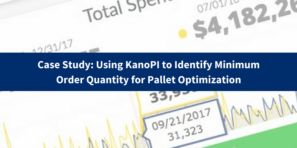 Minimum Order Quantity Example for Pallet Optimization; Case Study