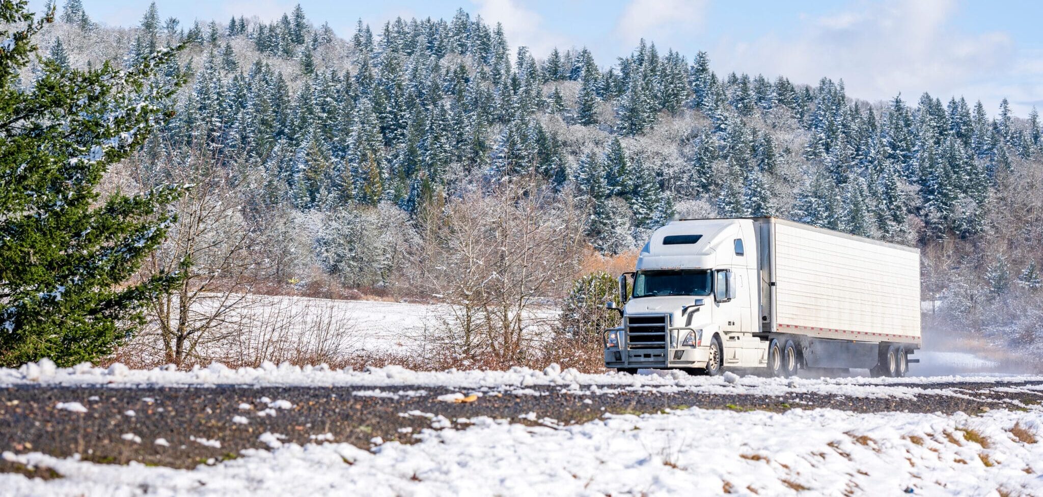 Semi Truck Winter